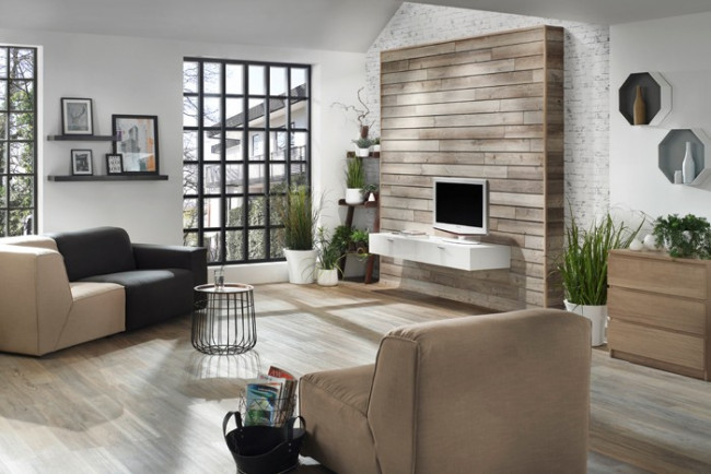 Стеновые панели KRONOWALL 3D Сосна Маунтин Хат K047 